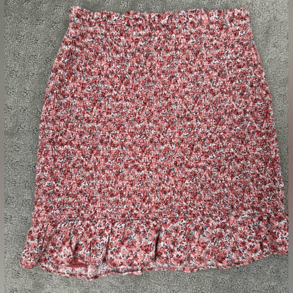 Abercrombie Smocked Mini Skirt (small)
